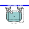 Image de Kit De Plaquettes De Frein, Frein À Disque Ate Ceramic 13.0470-4849.2 Ate 13.04704849.2 Bmw