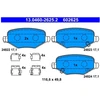 Image de Kit De Plaquettes De Frein, Frein À Disque 13.0460-2625.2 Ate Ate 13.04602625.2 Chrysler;Fiat