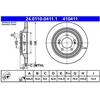 Image de Disque De Frein Ate 24.01100411.1 Hyundai;Kia