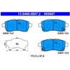 Image de Kit De Plaquettes De Frein, Frein À Disque 13.0460-5687.2 Ate Ate 13.04605687.2 Suzuki