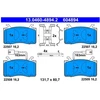 Image de Kit De Plaquettes De Frein, Frein À Disque 13.0460-4894.2 Ate Ate 13.04604894.2 Alfa Romeo