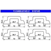 Image de Kit D'Accessoires, Plaquette De Frein À Disque Ate 13.04600145.2 Citroen