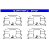 Image de Kit D'Accessoires, Plaquette De Frein À Disque Ate 13.04600504.2 Chevrolet;Daewoo