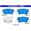 Image de Kit De Plaquettes De Frein, Frein À Disque 13.0460-5504.2 Ate Ate 13.04605504.2 Kia