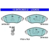 Image de Kit De Plaquettes De Frein, Frein À Disque Ate Ceramic 13.0470-2633.2 Ate 13.04702633.2 Audi;Volkswagen