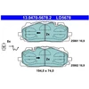 Image de Kit De Plaquettes De Frein, Frein À Disque Ate Ceramic 13.0470-5678.2 Ate 13.04705678.2 Audi;Cupra;Volkswagen
