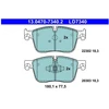 Image de Kit De Plaquettes De Frein, Frein À Disque Ate Ceramic 13.0470-7340.2 Ate 13.04707340.2 Jaguar;Land Rover