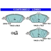 Image de Kit De Plaquettes De Frein, Frein À Disque Ate Ceramic 13.0470-9003.2 Ate 13.04709003.2 Mercedes-Benz