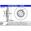 Image de Disque De Frein Ate 24.01260190.1 Citroen;Ds;Peugeot