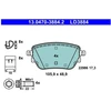 Image de Kit De Plaquettes De Frein, Frein À Disque Ate Ceramic 13.0470-3884.2 Ate 13.04703884.2 Mercedes-Benz