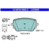 Image de Kit De Plaquettes De Frein, Frein À Disque Ate Ceramic 13.0470-3885.2 Ate 13.04703885.2 Mercedes-Benz