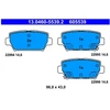 Image de Kit De Plaquettes De Frein, Frein À Disque 13.0460-5539.2 Ate Ate 13.04605539.2 Mitsubishi