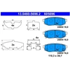 Image de Kit De Plaquettes De Frein, Frein À Disque 13.0460-5696.2 Ate Ate 13.04605696.2 Subaru
