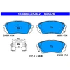 Image de Kit De Plaquettes De Frein, Frein À Disque 13.0460-5526.2 Ate Ate 13.04605526.2 Hyundai;Kia