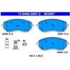 Image de Kit De Plaquettes De Frein, Frein À Disque 13.0460-3887.2 Ate Ate 13.04603887.2 Mercedes-Benz;Nissan
