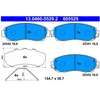 Image de Jeu De Plaquettes De Frein, Frein À Disque 13.0460-5529.2 Ate Ate 13.04605529.2 Honda