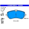 Image de Kit De Plaquettes De Frein, Frein À Disque 13.0460-3880.2 Ate Ate 13.04603880.2 Man;Volkswagen