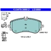 Image de Kit De Plaquettes De Frein, Frein À Disque Ate Ceramic 13.0470-3880.2 Ate 13.04703880.2 Man;Volkswagen