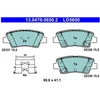 Image de Jeu De Plaquettes De Frein, Frein À Disque 13.0470-5650.2 Ate Ate 13.04705650.2 Hyundai;Kg Mobility;Kia;Ssangyong