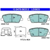 Image de Jeu De Plaquettes De Frein, Frein À Disque 13.0470-5633.2 Ate Ate 13.04705633.2 Hyundai;Kia