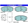 Image de Jeu De Plaquettes De Frein, Frein À Disque 13.0470-5681.2 Ate Ate 13.04705681.2 Hyundai;Kia