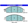 Image de Jeu De Plaquettes De Frein, Frein À Disque 13.0470-5508.2 Ate Ate 13.04705508.2 Nissan