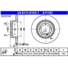 Image de Disque De Frein Ate 24.01110193.1 Mercedes-Benz
