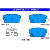 Image de Jeu De Plaquettes De Frein, Frein À Disque 13.0460-5527.2 Ate Ate 13.04605527.2 Chevrolet;Opel;Vauxhall