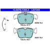 Image de Jeu De Plaquettes De Frein, Frein À Disque 13.0470-7355.2 Ate Ate 13.04707355.2 Audi;Cupra;Ford;Seat;Skoda;Volkswagen