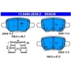 Image de Jeu De Plaquettes De Frein, Frein À Disque 13.0460-2638.2 Ate Ate 13.04602638.2 Chevrolet;Opel;Vauxhall