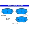 Image de Jeu De Plaquettes De Frein, Frein À Disque 13.0460-3890.2 Ate Ate 13.04603890.2 Dacia;Nissan;Renault