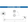 Image de Flexible De Frein Ate 24.51430280.3 Audi;Cupra;Seat;Skoda;Volkswagen