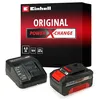Image de Einhell Original Starter Kit PXC 4,0 Ah | 18 V | 900 W | batterie + chargeur 3 A | charge 75 min | PXC | Li-Ion | gestion de charge | affichage LED en occasion ou reconditionné