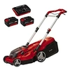 Image de - Einhell Tondeuse à gazon sans fil RASARRO 36/38 (lithium-ion, réglage centralisé de hauteur de coupe à 6 positions, avec 2x 4.0 Ah Power-X-Change