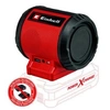 Image de Power X-Change TC-SR 18 Li BT - Solo Enceinte Bluetooth AUX, USB rouge
