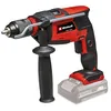 Image de Einhell Perceuse à percussion sans fil TE-ID 18 Li-i Solo Power X-Change (18V, mandrin auto-serrant de 13 mm, rotation avant/arrière, variateur électronique, vendue sans batterie ni chargeur) en occasion ou reconditionné
