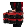 Image de E-Case S-F 4540019 Mallette de transport polypropylène rouge, noir (L x l x H) 444 x 330 x 131 mm