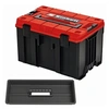 Image de E-Case M 4540021 Mallette de transport polypropylène rouge, noir (L x l x H) 442 x 330 x 290 mm