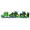 Image de chargeuse surbaissée avec tracteur John Deere vert junior 1:87
