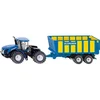 Image de 1/50 Tracteur New Holland Avec Remorque D Ensilage