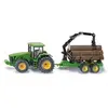 Image de Siku - Tracteur avec Remorque Forestière