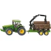 Image de Tracteur Avec Remorque Forestiere