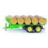 Image de wagon à balles John Deere avec des balles de foin vert / jaune (2891)