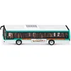 Image de SIKU 3734001 - Bus Transport en Commun, 1:50, Métal/Plastique, Portes Ouvrables, Blanc/Turquoise en occasion ou reconditionné