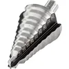 Image de wolfcraft 2585000 1 Foret Étagé Diamètres Graduels Ø 8-14-16-18-20-22-26-28-32-35 Mm, Hss, Queue Ø 10 Mm, avec Pointe D'amorçage 3 Tranchants, Longueur Utile 52,5 Mm en occasion ou reconditionné