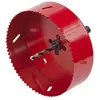 Image de Scie cloche Perceuse pour Verre Carrelage Granit Marbre 127 mm Rouge