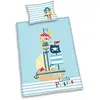 Image de Herding BABY BEST Parure de Lit Réversible pour Enfants Lara les Petits Pirates, Housse de Couette 100 x 135 cm, Taie d'Oreiller 40 x 60 cm, Coton/Renforcé en occasion ou reconditionné