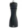 Image de - Moulin à poivre manuel en bois couleur noir mat 15 cm