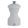 Image de - Moulin à sel manuel en bois couleur blanc mat 10 cm