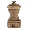 Image de - Moulin à sel manuel en bois de hêtre finition antiquaire 10 cm